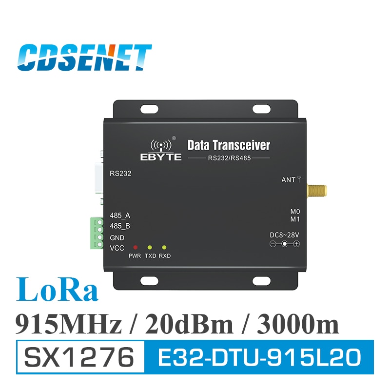 LoRa 915 MHz SX1276 RS485 RS232 ۽ű  ű CDS..